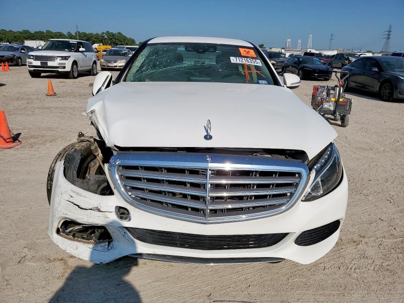 55SWF4KB8FU095656 - 2015 MERCEDES-BENZ C 300 4MATIC WHITE photo 5