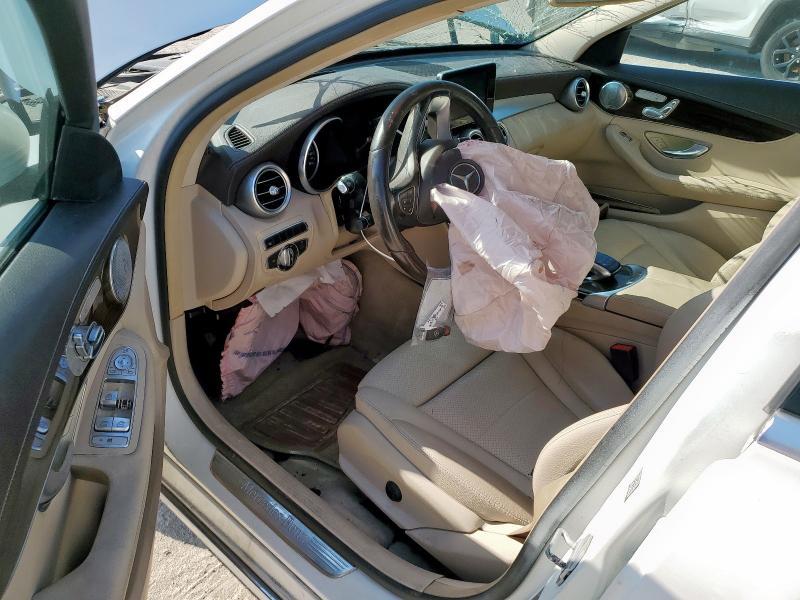 55SWF4KB8FU095656 - 2015 MERCEDES-BENZ C 300 4MATIC WHITE photo 8