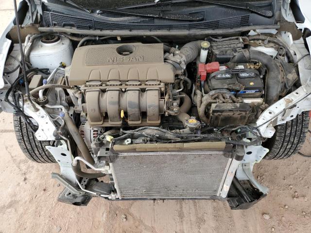 3N1AB7AP7KY350773 - 2019 NISSAN SENTRA S WHITE photo 11