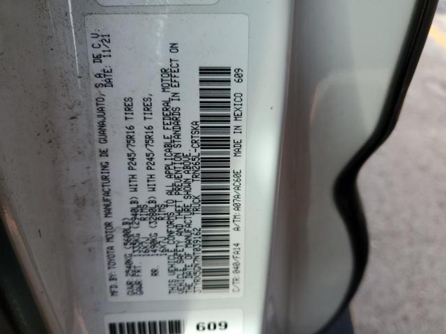 3TYRX5GN7NT039162 - 2022 TOYOTA TACOMA ACCESS CAB თეთრი ფოტო 13