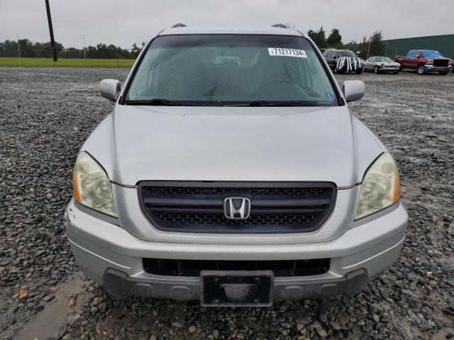 2HKYF18514H584425 - 2004 HONDA PILOT EXL SILVER photo 5