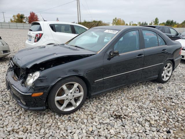 WDBRF52H17F836671 - 2007 MERCEDES-BENZ C 230 BLACK photo 1