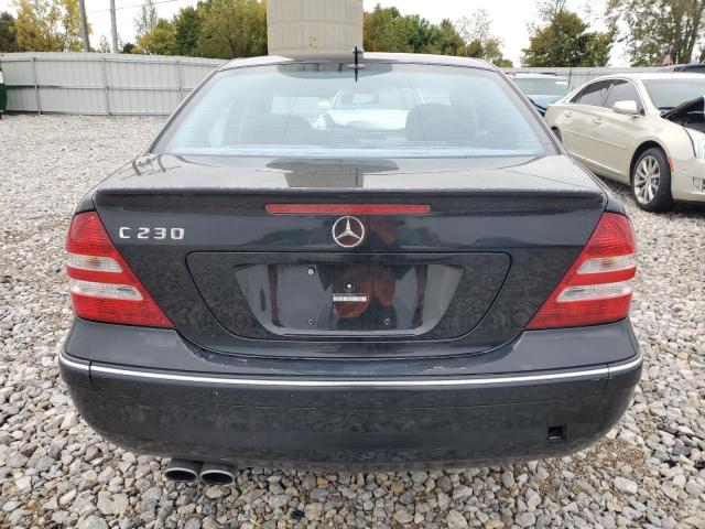 WDBRF52H17F836671 - 2007 MERCEDES-BENZ C 230 BLACK photo 6