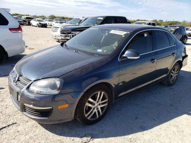 3VWSF81K96M769444 - 2006 VOLKSWAGEN JETTA 2.5 OPTION PACKAGE 1 BLUE photo 1