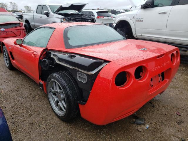 1G1YY12S035129873 - 2003 CHEVROLET CORVETTE Z06 RED photo 2