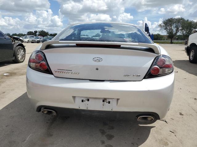 KMHHN66F48U283991 - 2008 HYUNDAI TIBURON GT SILVER photo 6