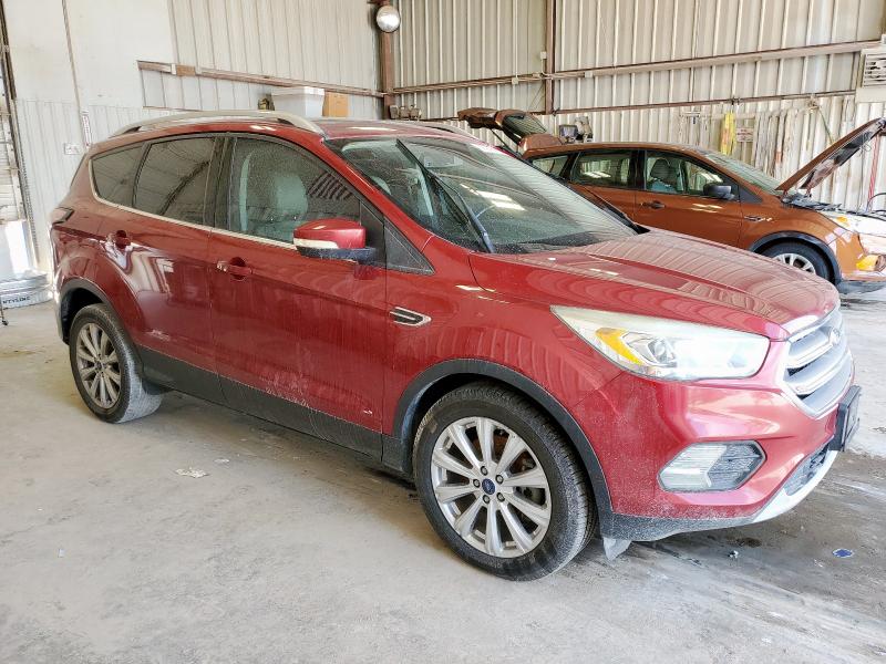 1FMCU0J98HUC34143 - 2017 FORD ESCAPE TITANIUM წითელი ფოტო 4