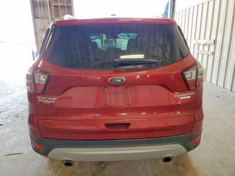 1FMCU0J98HUC34143 - 2017 FORD ESCAPE TITANIUM წითელი ფოტო 6
