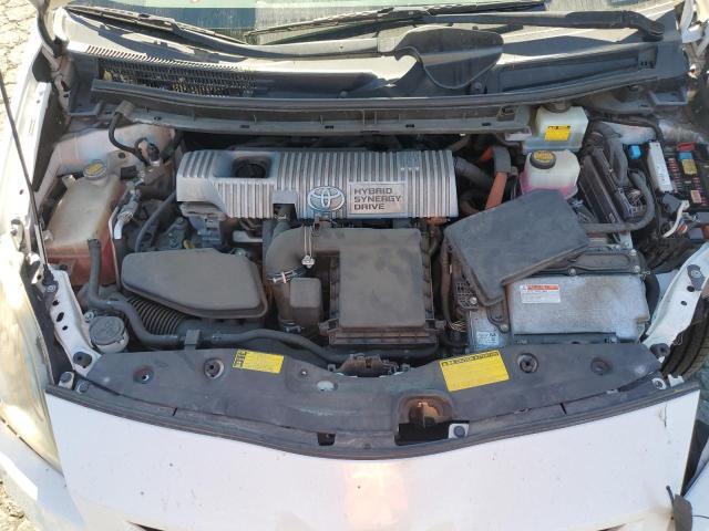 JTDKN3DU5A0240140 - 2010 TOYOTA PRIUS WHITE photo 11