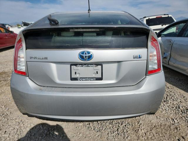 JTDKN3DU8C5458918 - 2012 TOYOTA PRIUS SILVER photo 6
