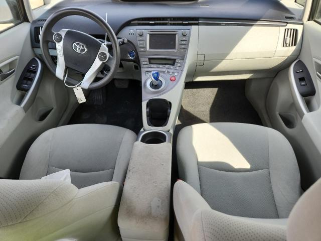 JTDKN3DU8C5458918 - 2012 TOYOTA PRIUS SILVER photo 8