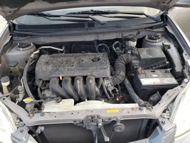 2T1KR32E15C326587 - 2005 TOYOTA COROLLA MA XR GRAY photo 12
