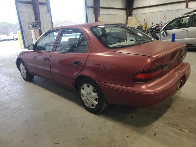 1Y1SK5268VZ423442 - 1997 GEO PRIZM BASE BURGUNDY photo 2