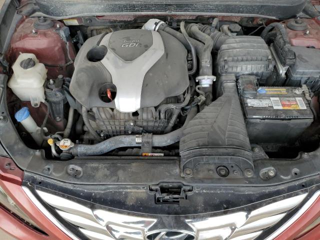 5NPEC4AB9DH624196 - 2013 HYUNDAI SONATA SE 栗色 照片 11