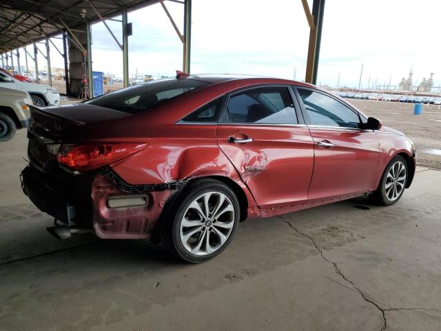 5NPEC4AB9DH624196 - 2013 HYUNDAI SONATA SE 栗色 照片 3