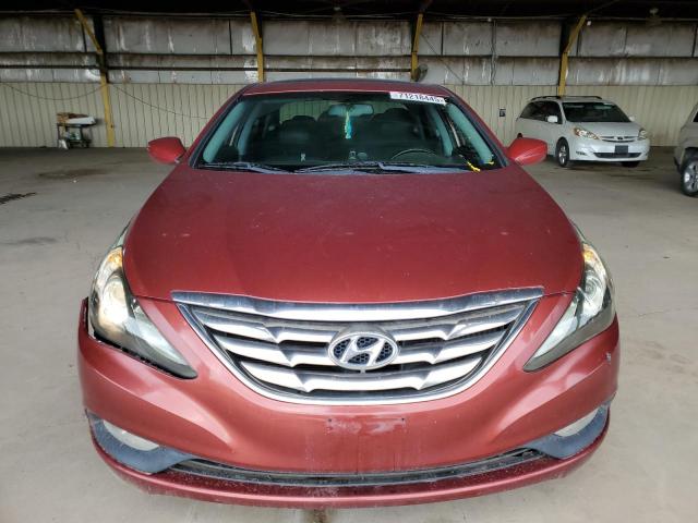 5NPEC4AB9DH624196 - 2013 HYUNDAI SONATA SE 栗色 照片 5