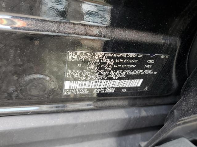 2T3P1RFV5KW063158 - 2019 TOYOTA RAV4 XLE 黑色 照片 14