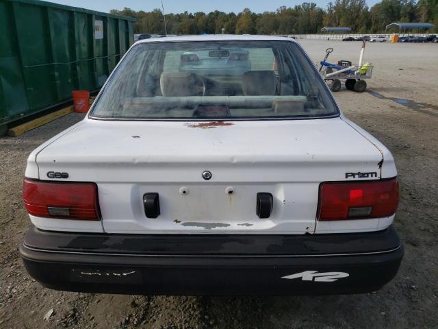 1Y1SK5461LZ165226 - 1990 GEO PRIZM BASE WHITE photo 6