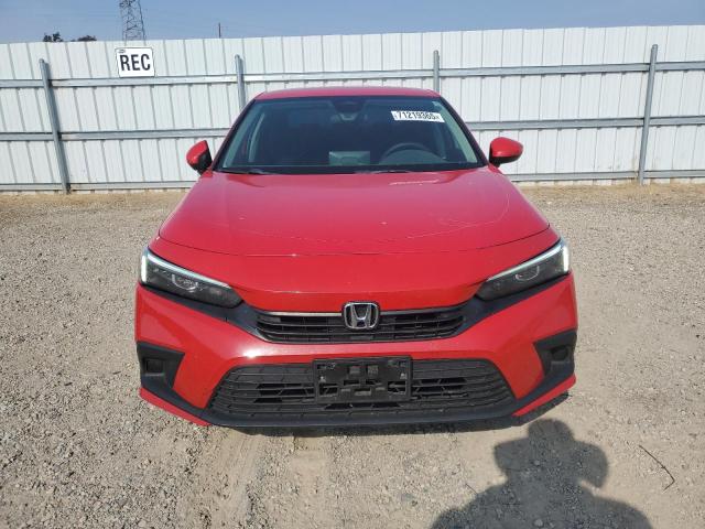 2HGFE2F29NH508908 - 2022 HONDA CIVIC LX RED photo 5