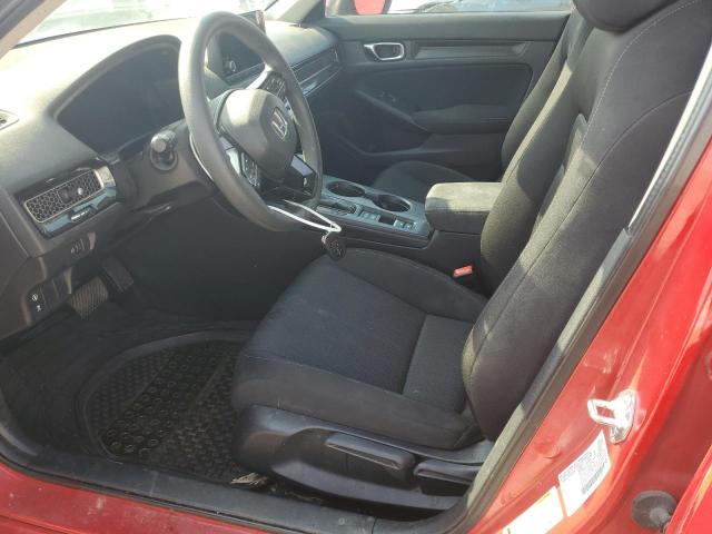 2HGFE2F29NH508908 - 2022 HONDA CIVIC LX RED photo 7