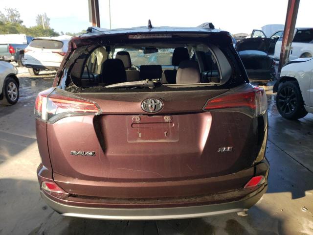 2T3WFREV2JW505357 - 2018 TOYOTA RAV4 ADVENTURE BURGUNDY photo 6