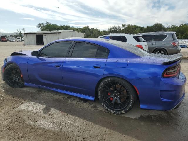 2C3CDXL90GH185892 - 2016 DODGE CHARGER SRT HELLCAT BLUE photo 2