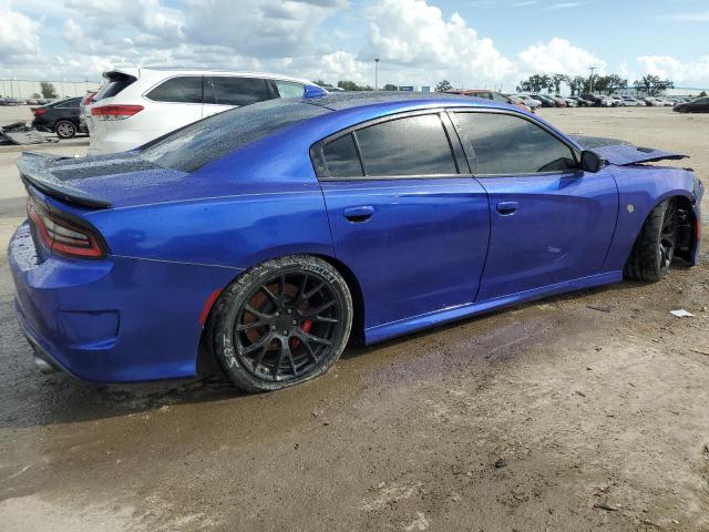 2C3CDXL90GH185892 - 2016 DODGE CHARGER SRT HELLCAT BLUE photo 3