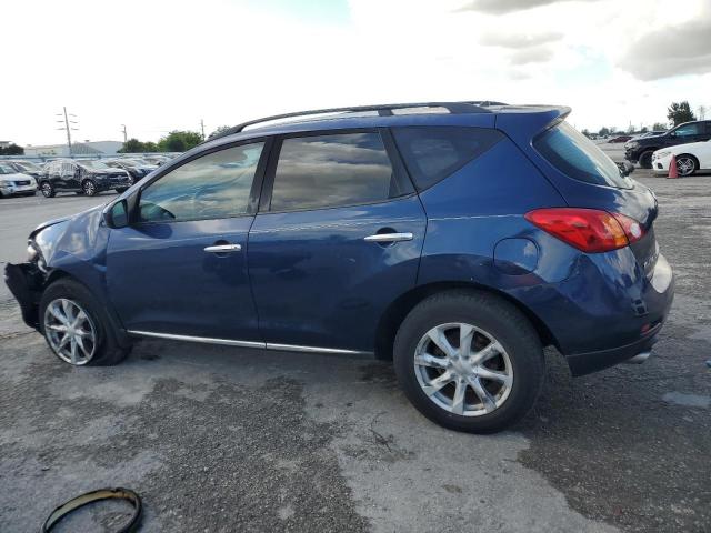 JN8AZ18U19W001731 - 2009 NISSAN MURANO S BLUE photo 2