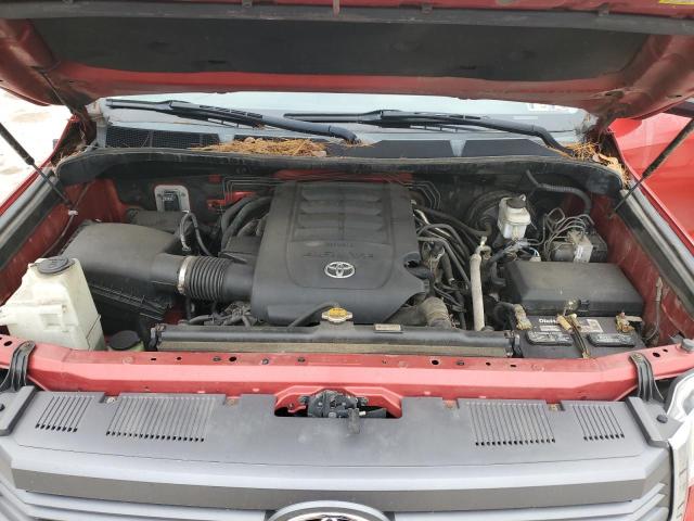5TFUM5F18EX054468 - 2014 TOYOTA TUNDRA DOUBLE CAB SR/SR5 RED photo 11