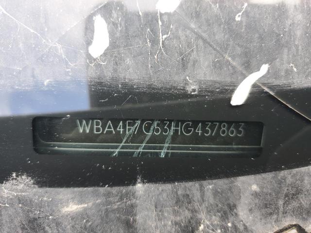 WBA4F7C53HG437863 - 2017 BMW 430I GRAN COUPE BLACK photo 12