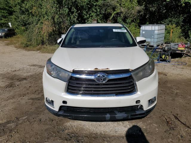 5TDDKRFH2FS082011 - 2015 TOYOTA HIGHLANDER LIMITED WHITE photo 5