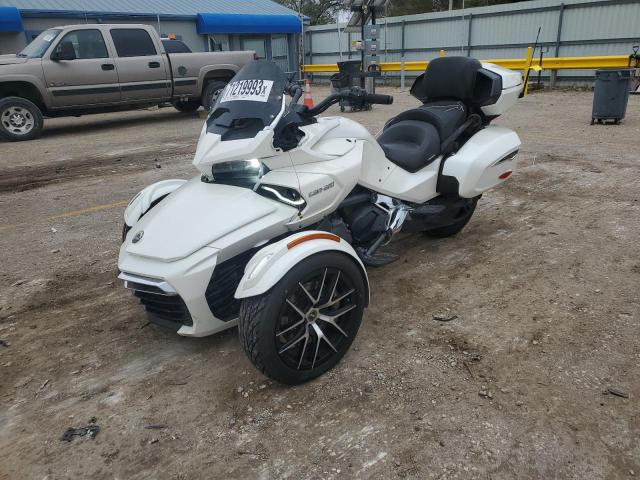 2BXREDD27JV000118 - 2018 CAN-AM SPYDER ROA F3-T WHITE photo 2