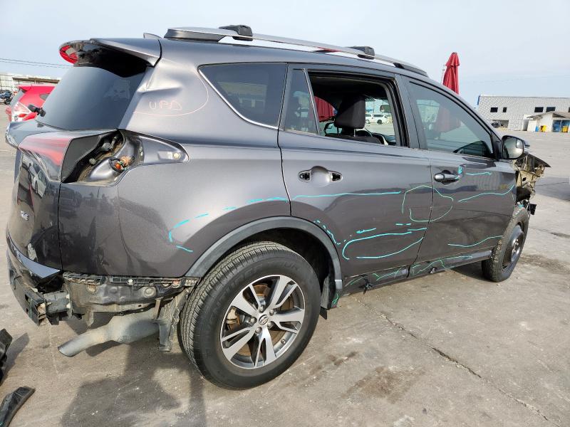 2T3WFREV0HW316104 - 2017 TOYOTA RAV4 XLE GRAY photo 3