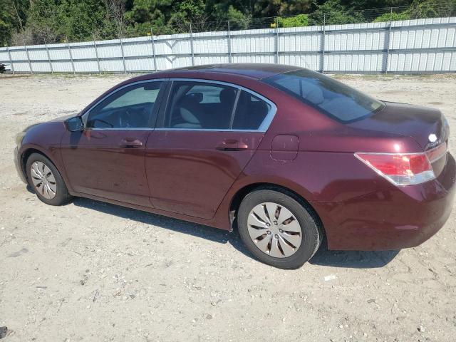 1HGCP2F34CA069733 - 2012 HONDA ACCORD LX Бордовый фото 2