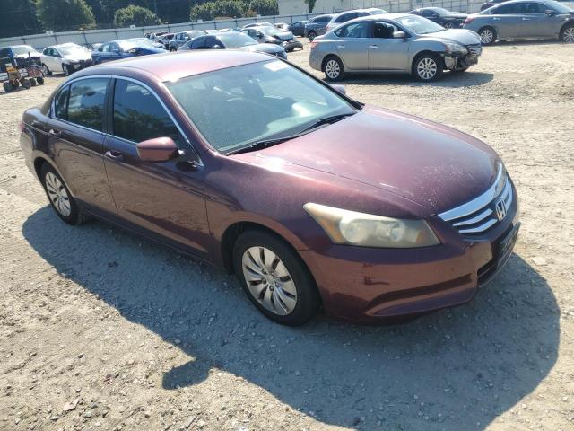 1HGCP2F34CA069733 - 2012 HONDA ACCORD LX Бордовый фото 4