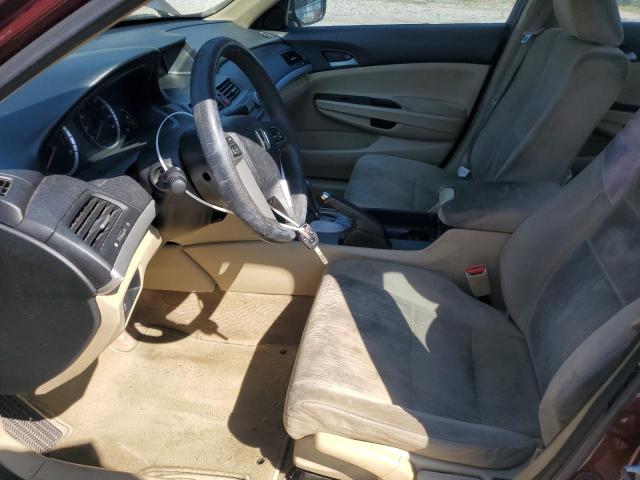 1HGCP2F34CA069733 - 2012 HONDA ACCORD LX Бордовый фото 7