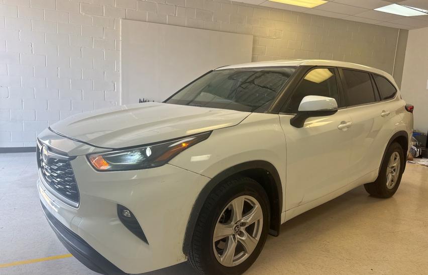 5TDKDRBH1PS005722 - 2023 TOYOTA HIGHLANDER L WHITE photo 2