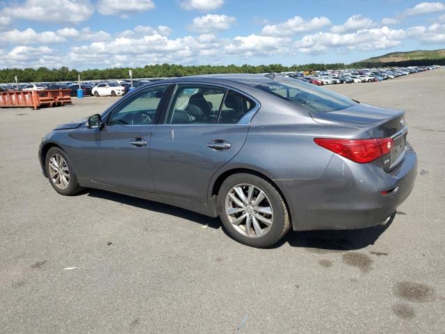 JN1BV7AR1EM689274 - 2014 INFINITI Q50 BASE ნაცრისფერი ფოტო 2