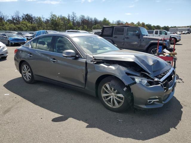 JN1BV7AR1EM689274 - 2014 INFINITI Q50 BASE ნაცრისფერი ფოტო 4