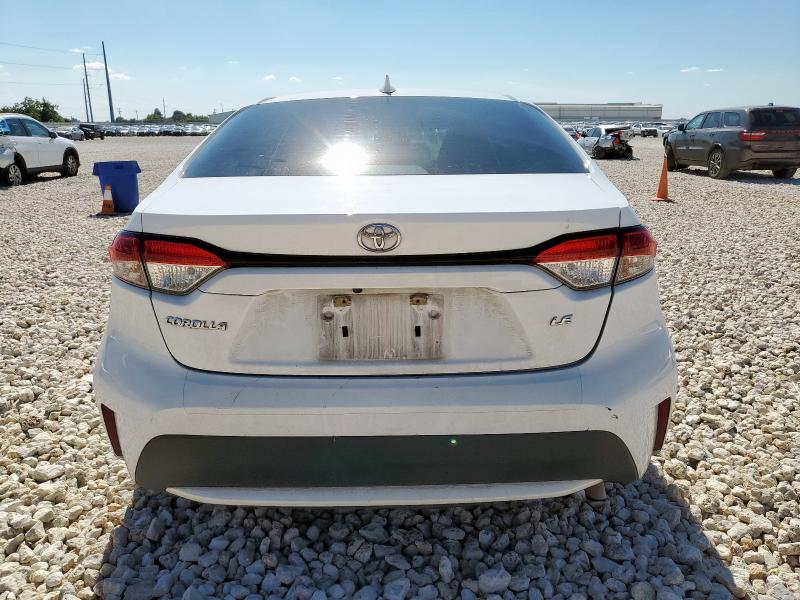 5YFEPMAE0MP170485 - 2021 TOYOTA COROLLA LE WHITE photo 6