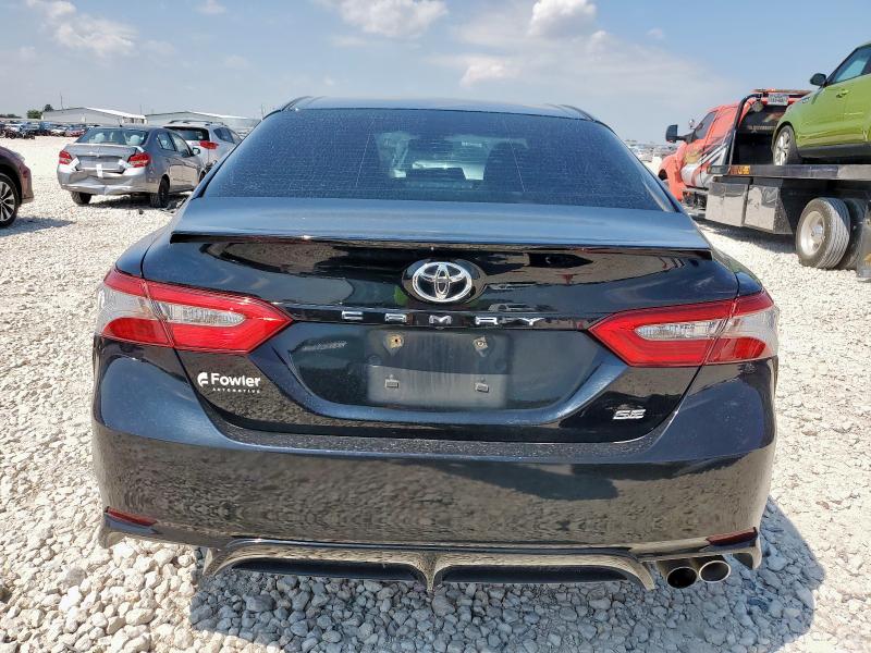 4T1B11HK2JU139473 - 2018 TOYOTA CAMRY L BLACK photo 6