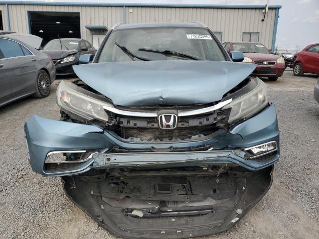 2HKRM4H7XGH719287 - 2016 HONDA CR-V EXL BLUE photo 5
