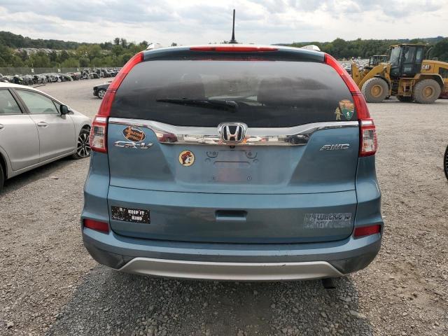 2HKRM4H7XGH719287 - 2016 HONDA CR-V EXL BLUE photo 6