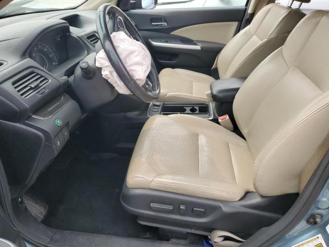2HKRM4H7XGH719287 - 2016 HONDA CR-V EXL BLUE photo 7