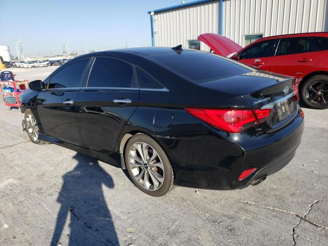 5NPEC4AB2EH858634 - 2014 HYUNDAI SONATA SE BLACK photo 2