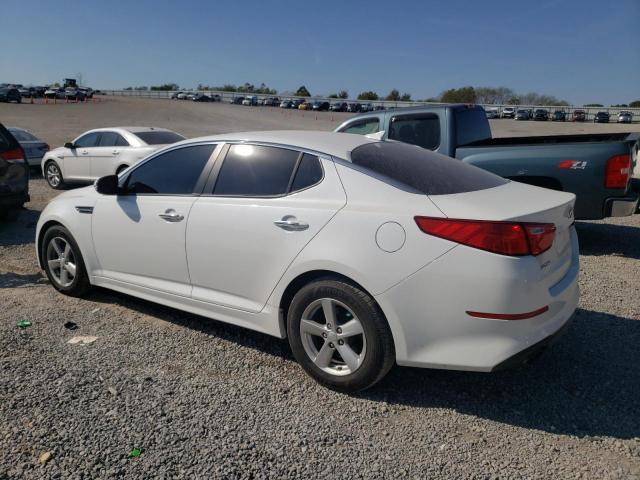 5XXGM4A72FG480622 - 2015 KIA OPTIMA LX WHITE photo 2