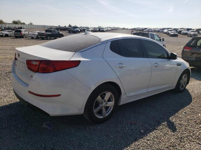 5XXGM4A72FG480622 - 2015 KIA OPTIMA LX WHITE photo 3