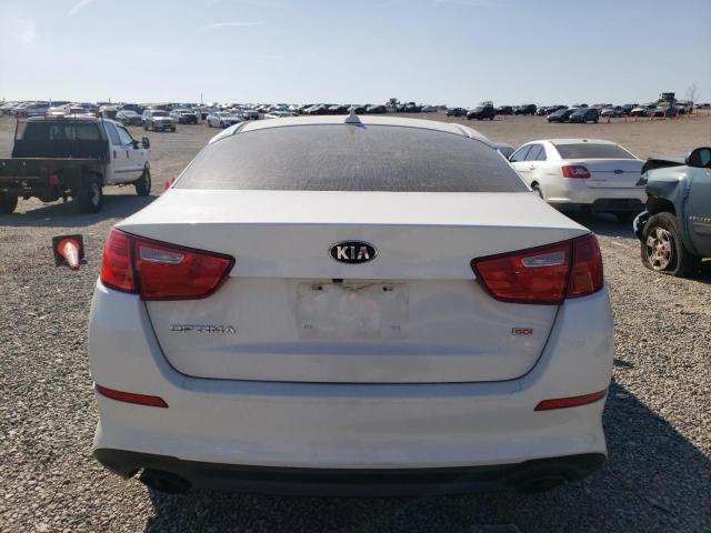 5XXGM4A72FG480622 - 2015 KIA OPTIMA LX WHITE photo 6