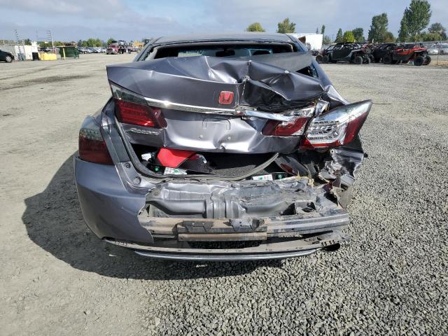 1HGCR2F34DA108901 - 2013 HONDA ACCORD LX GRAY photo 6