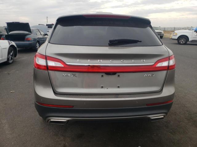 2LMPJ8LRXGBL53763 - 2016 LINCOLN MKX RESERVE GRAY photo 6